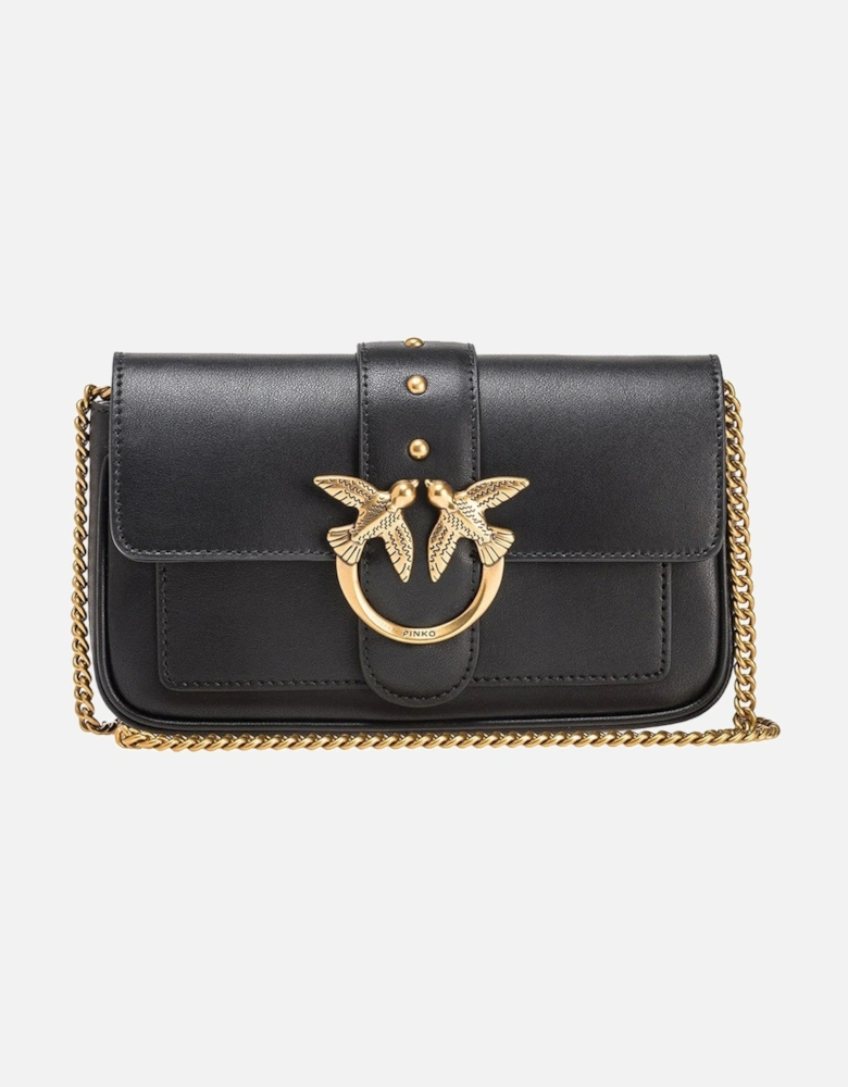 Leather Shoulder Bag with Adjustable Strap