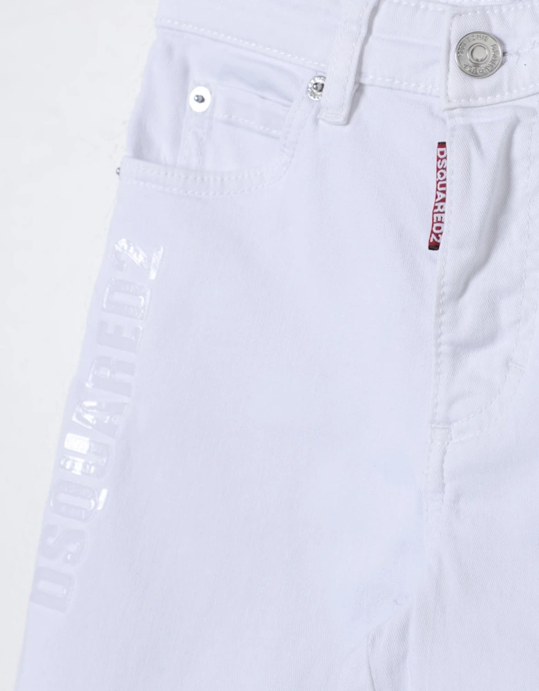 Cropped Straight Leg Jeans