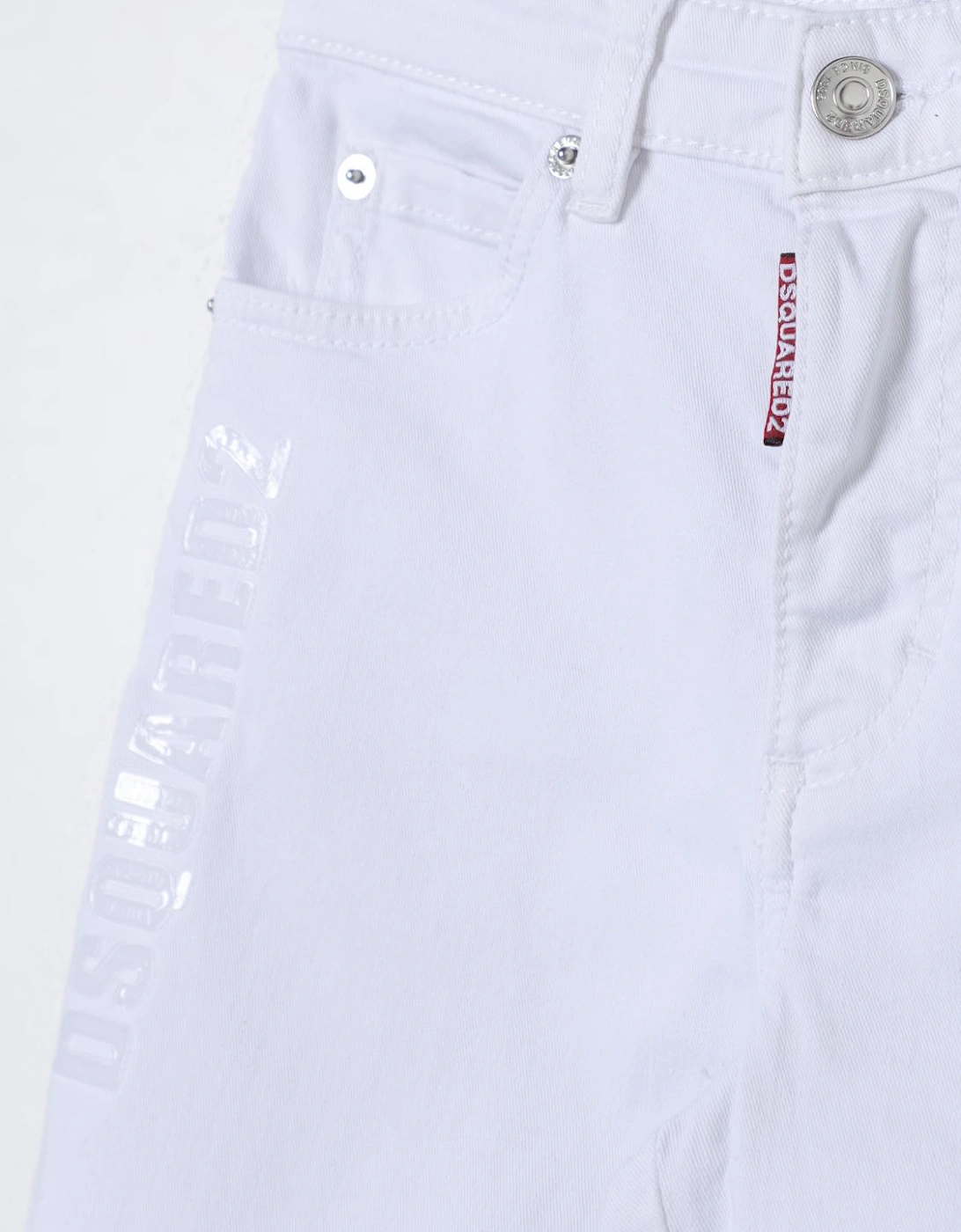 Cropped Straight Leg Jeans