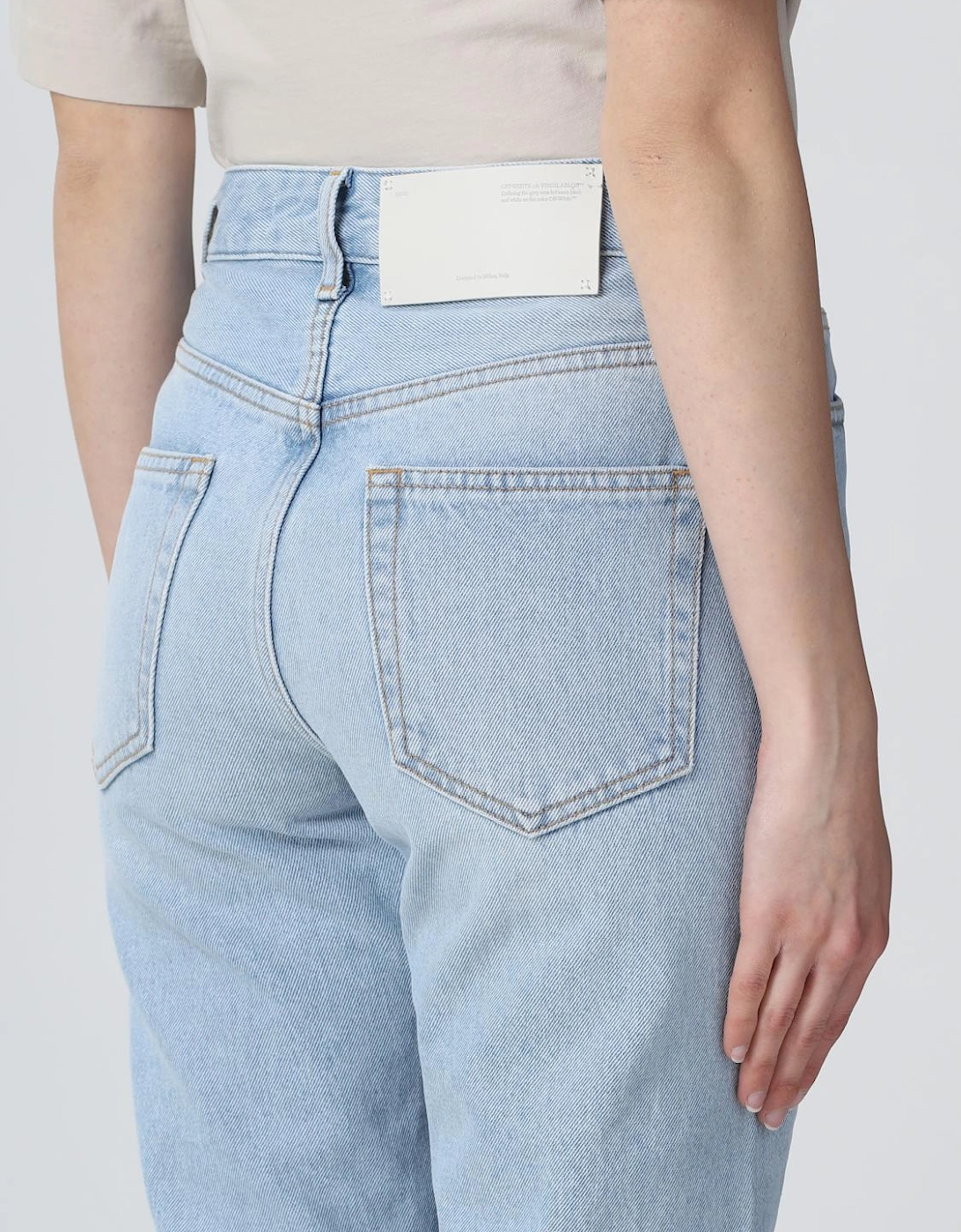 Straight Leg Jeans Raw Hem