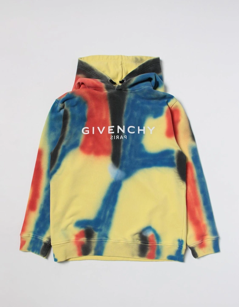 Abstract Print Hoodie Sweatshirt