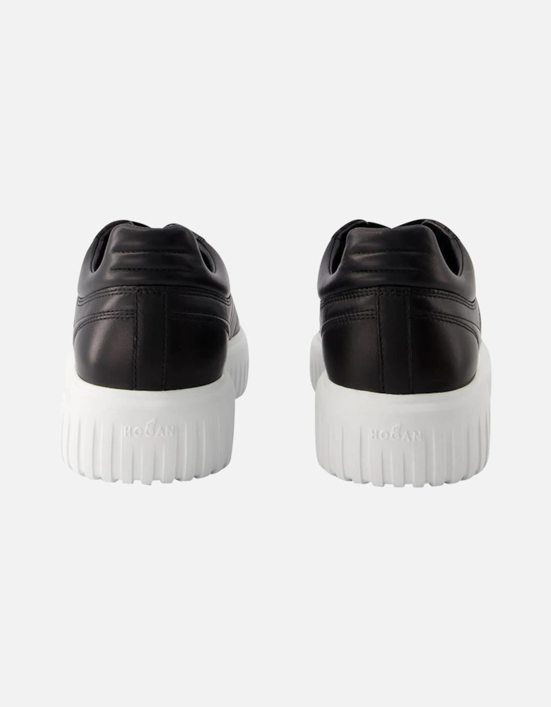 Platform Leather Sneakers