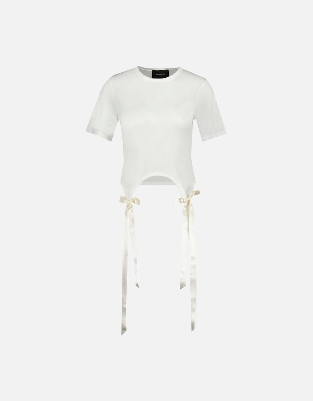Elegant Top with Tie Details Stylish Short Sleeve Design, 3 of 2