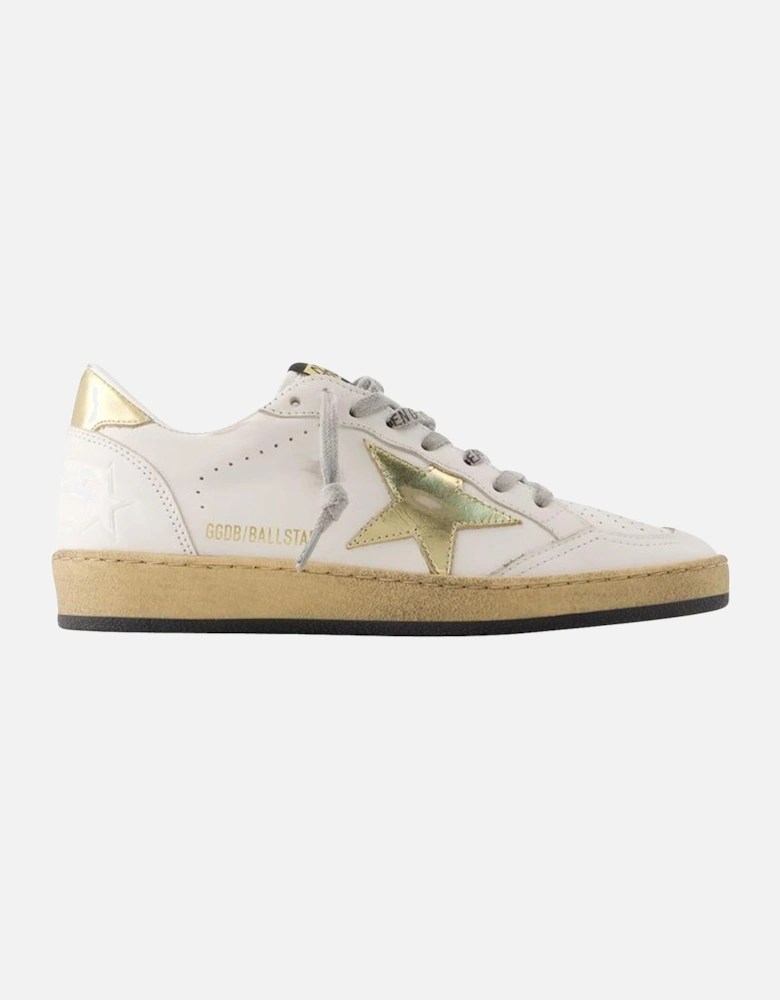 Smooth Leather Top Lace Sneakers