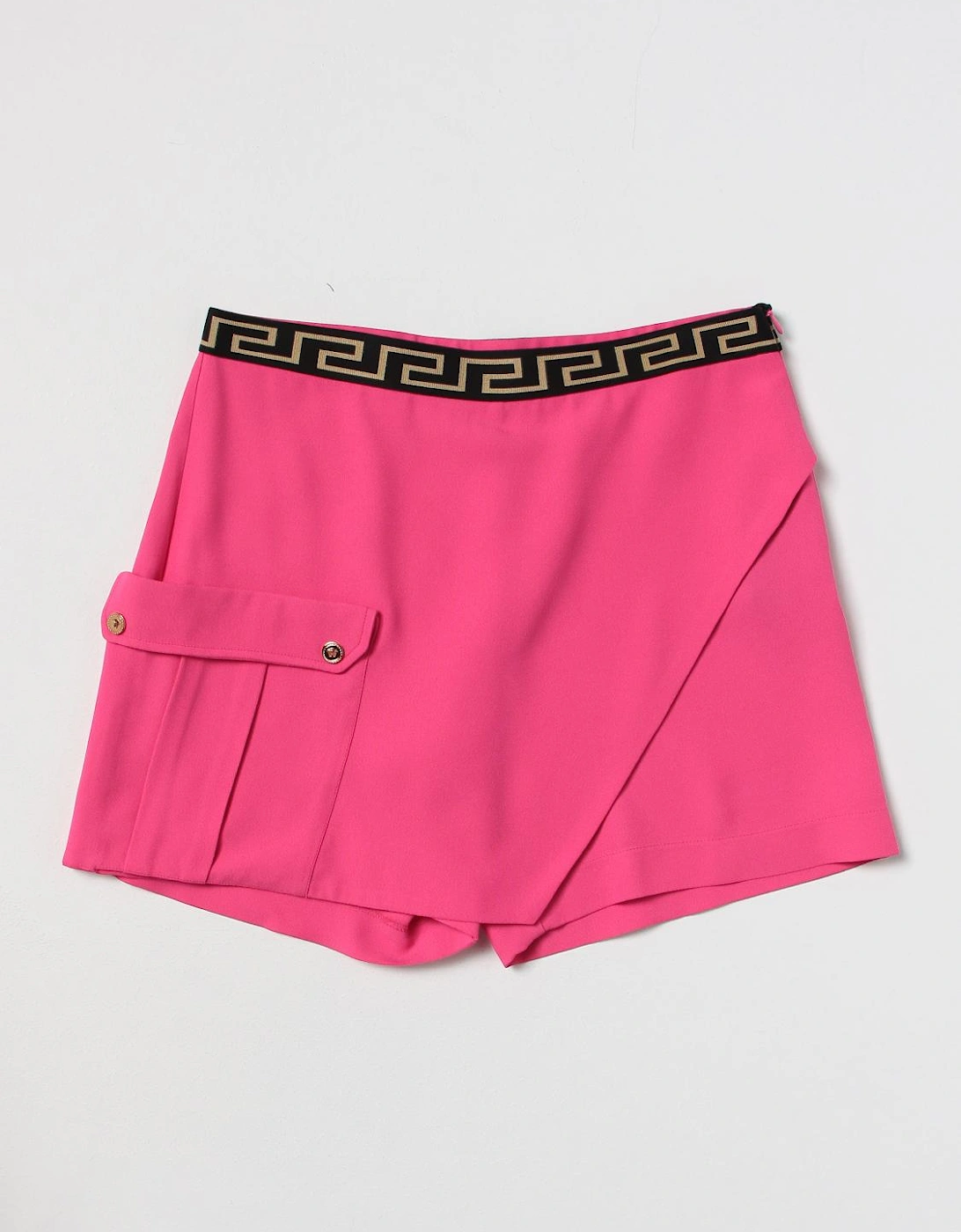 Greek Key Pattern Wrap Shorts, 3 of 2