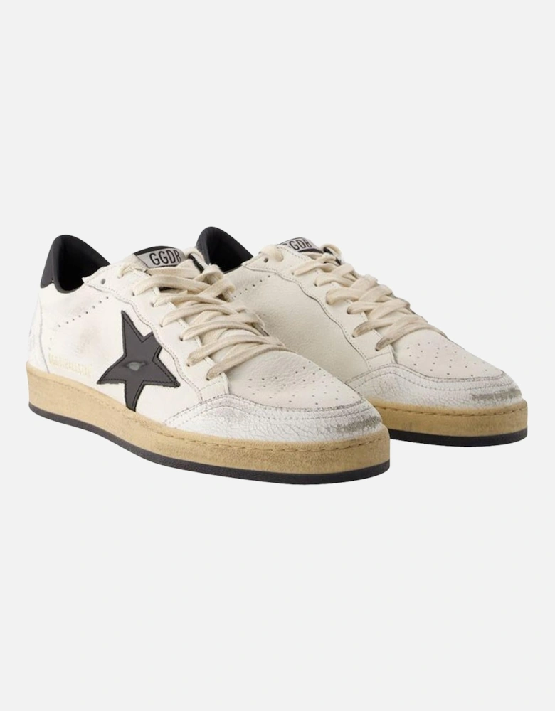 Smooth Leather High Top Sneakers