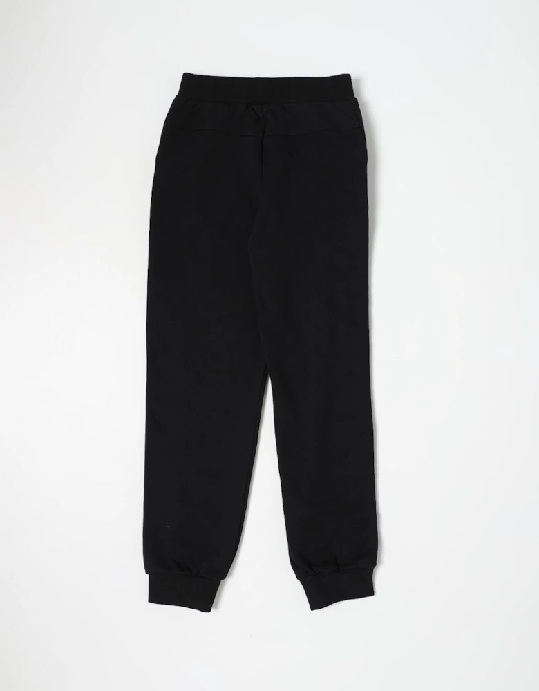 Kids Joggers GoldLettered Side Stripes