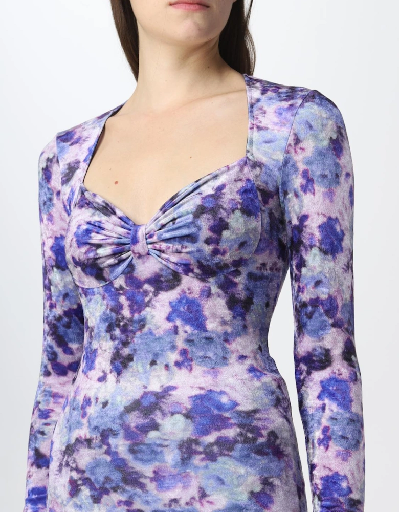 Velvet Long Sleeve Sweetheart Top