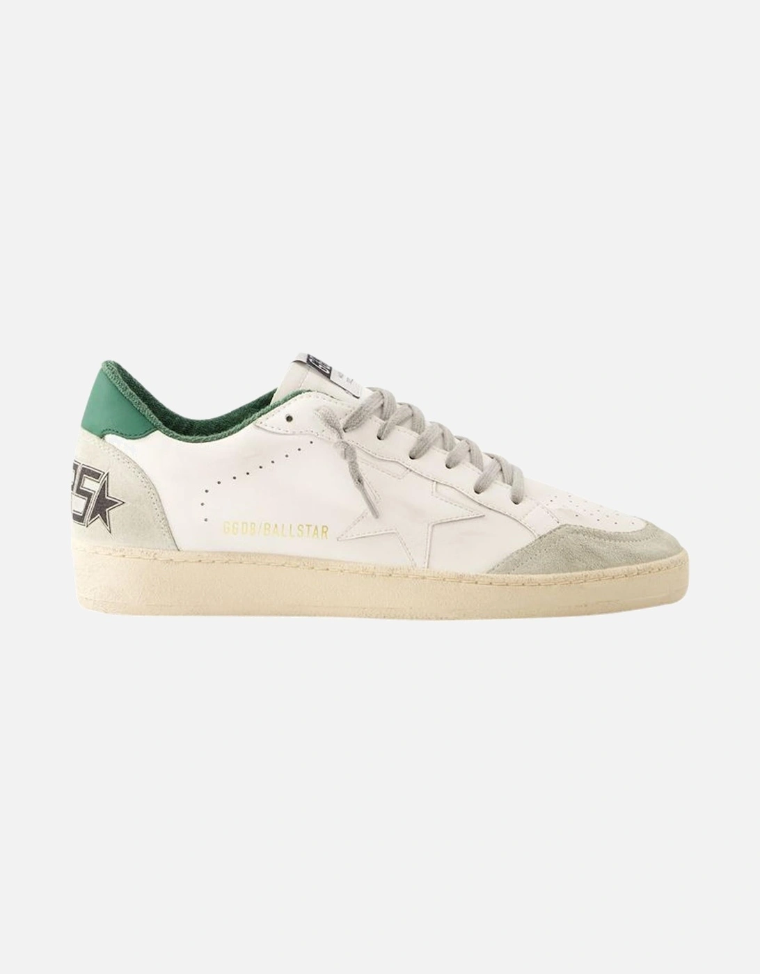 Contemporary Leather Sneakers with Round Toe and Top Laces, 5 of 4