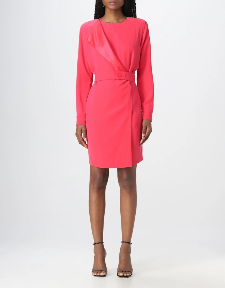 Crepe Mini Dress