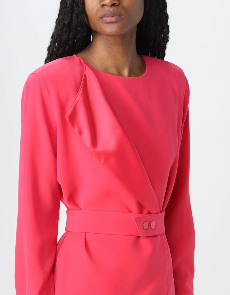 Crepe Mini Dress
