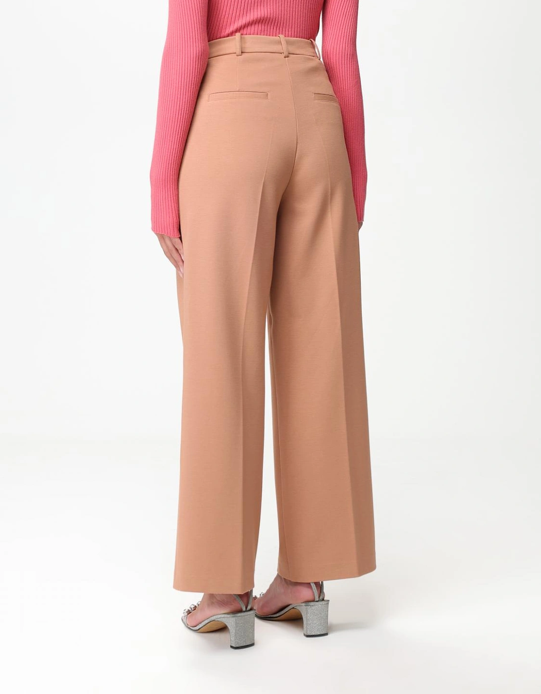 Wide Leg Cropped Trousers