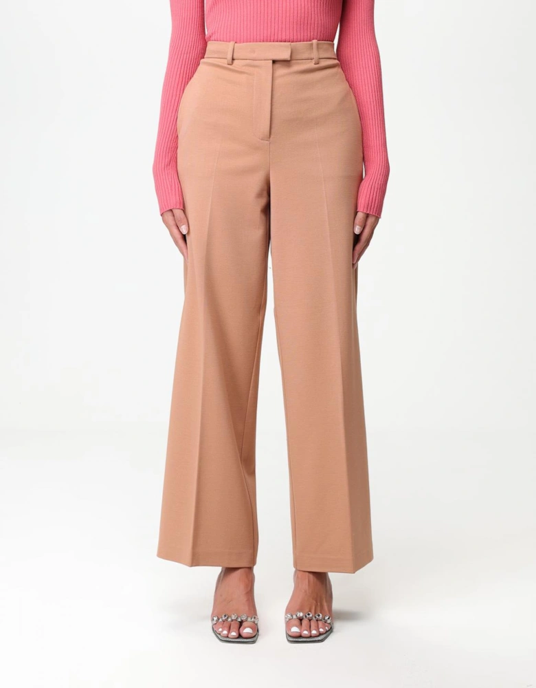 Wide Leg Cropped Trousers