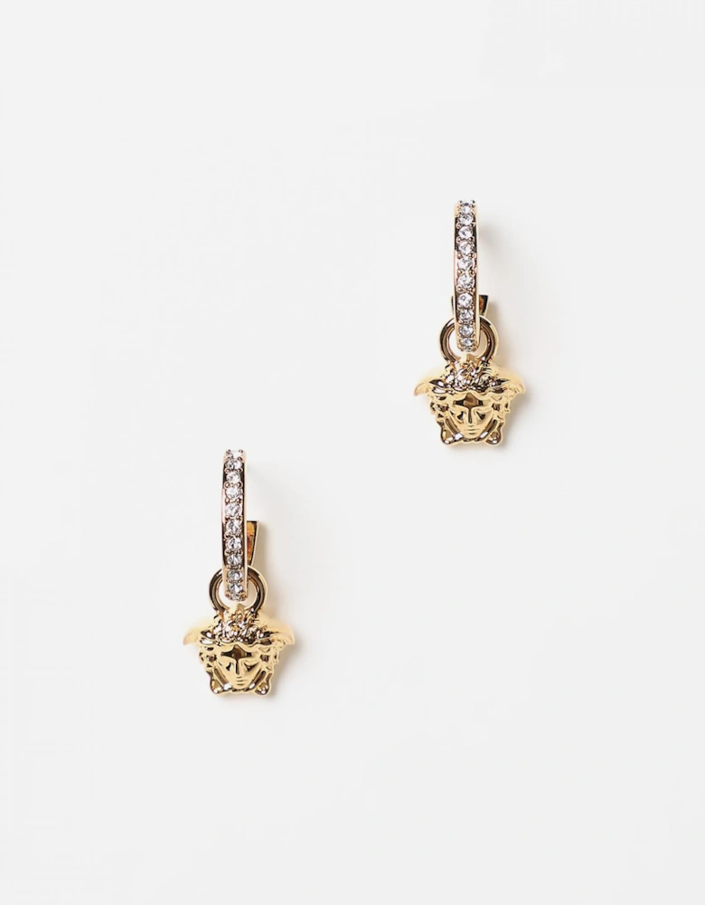 Medusa Head Drop Earrings Cubic Zirconia