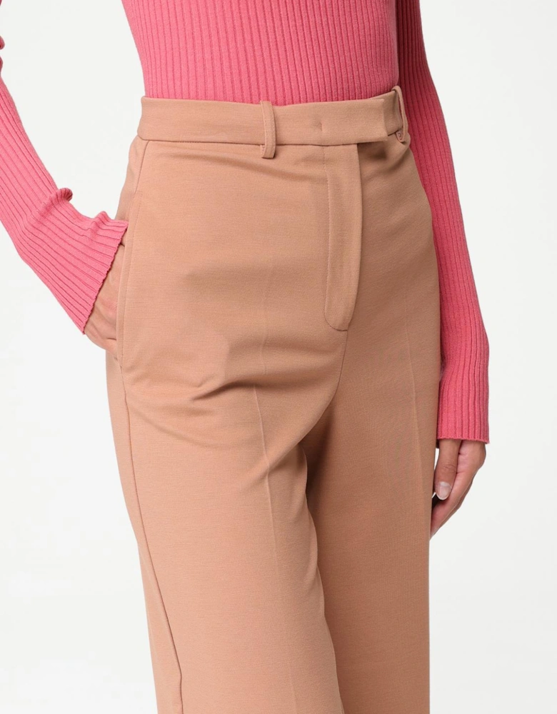 Wide Leg Cropped Trousers