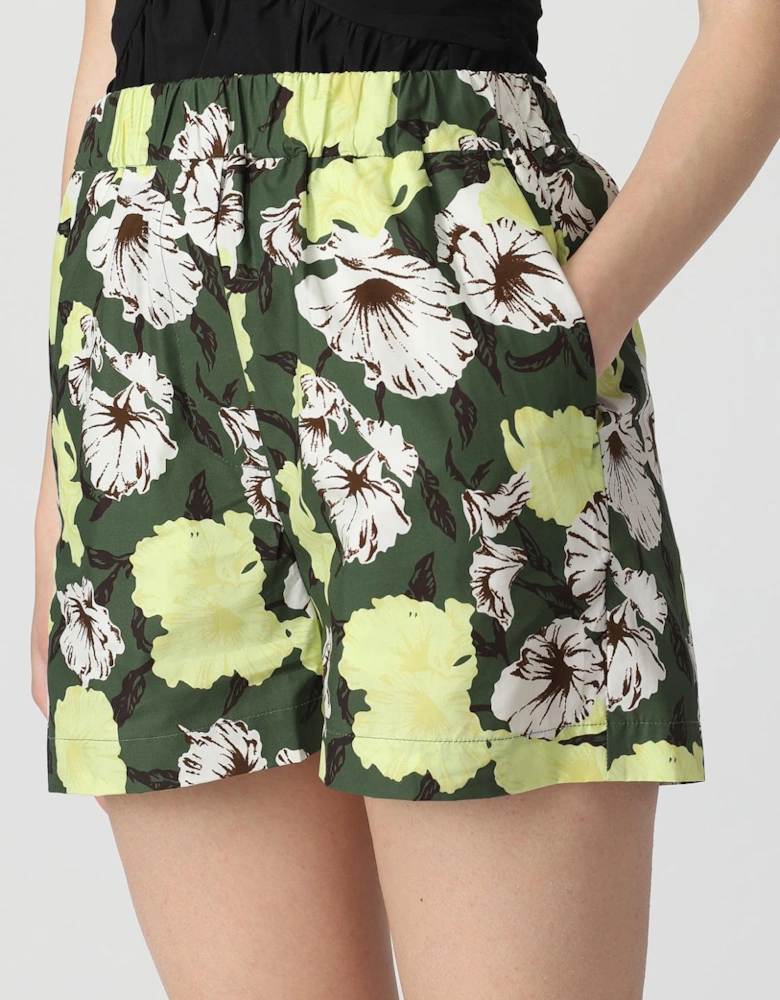 Floral Print Shorts Relaxed Fit