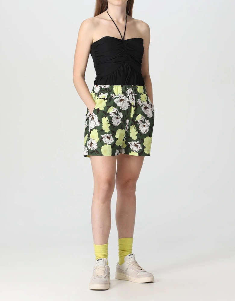 Floral Print Shorts Relaxed Fit