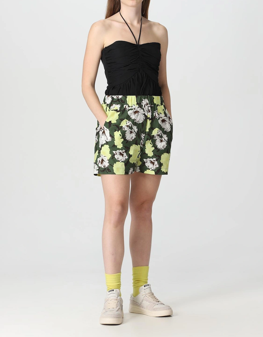 Floral Print Shorts Relaxed Fit