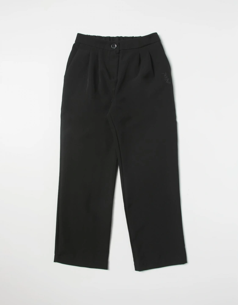 Cropped Straight Leg Trousers