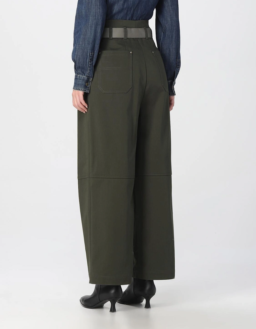 HighWaisted Pleated WideLeg Pants
