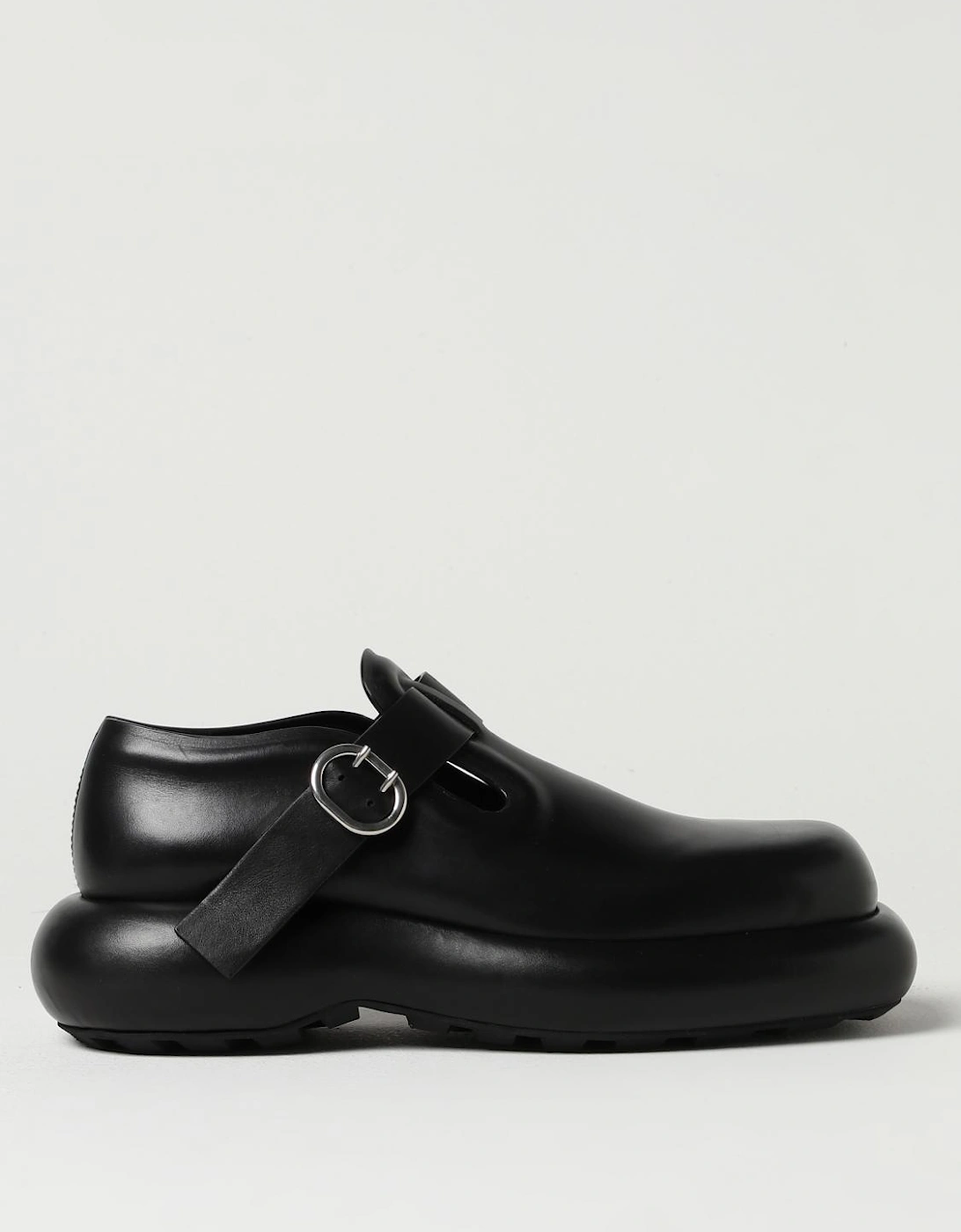 Leather Loafers BuckleStrap Chunky Sole, 5 of 4