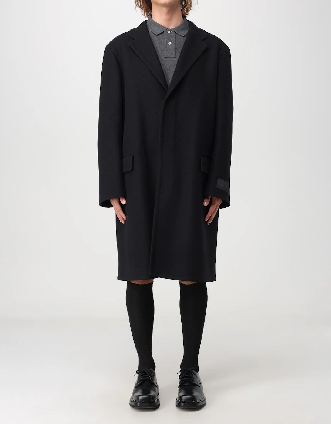 Oversized Wool Coat Classic Notch Lapel, 6 of 5