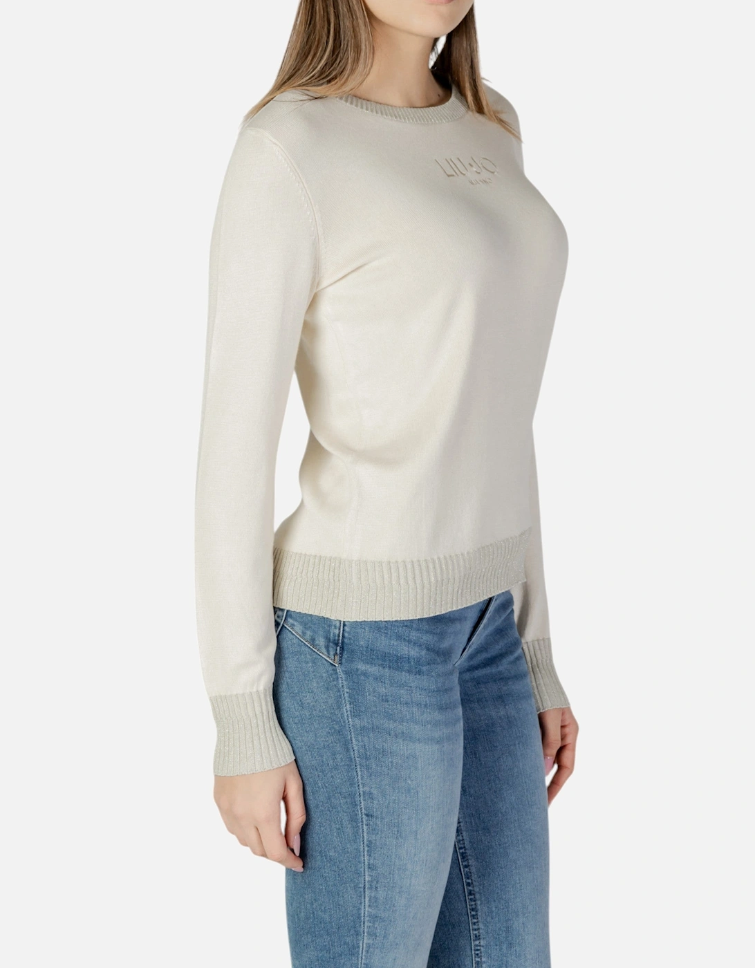 Plain Long Sleeve Round Neck Knitwear