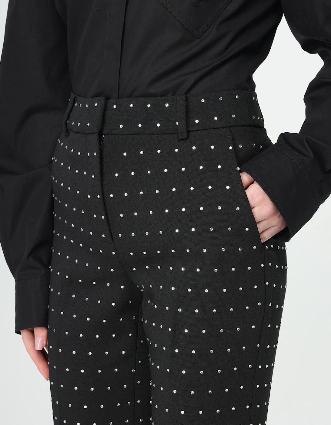 Embellished WideLeg Pants