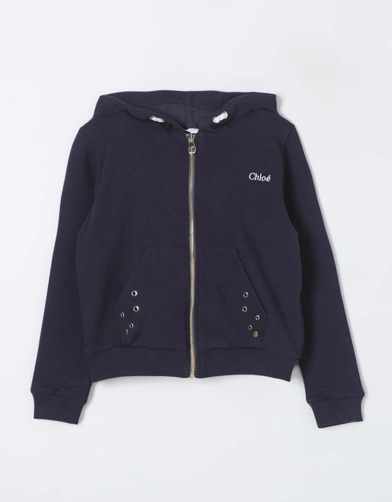 ZipUp Hoodie with Eyelets