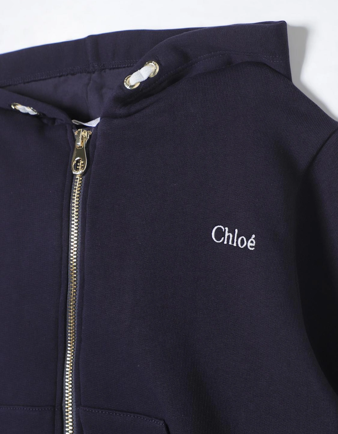 ZipUp Hoodie with Eyelets