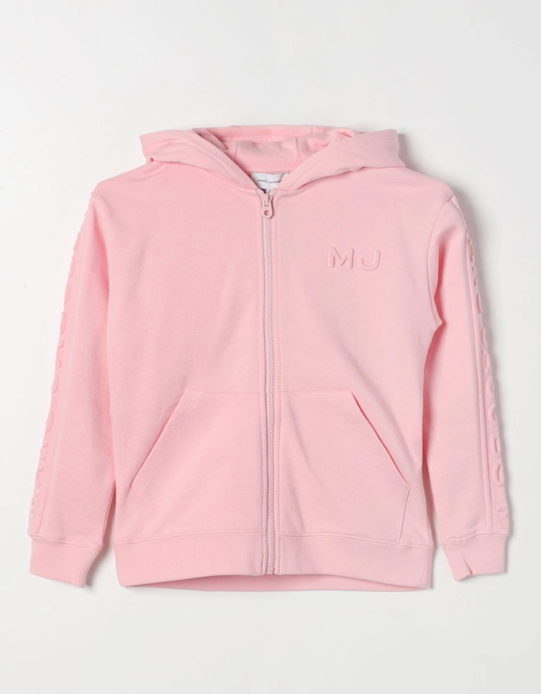 Girls ZipUp Hoodie Embroidered Logo
