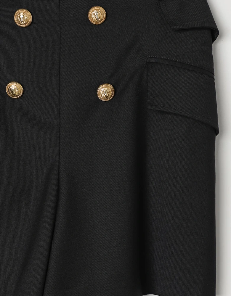 Tailored Shorts with Button Detail