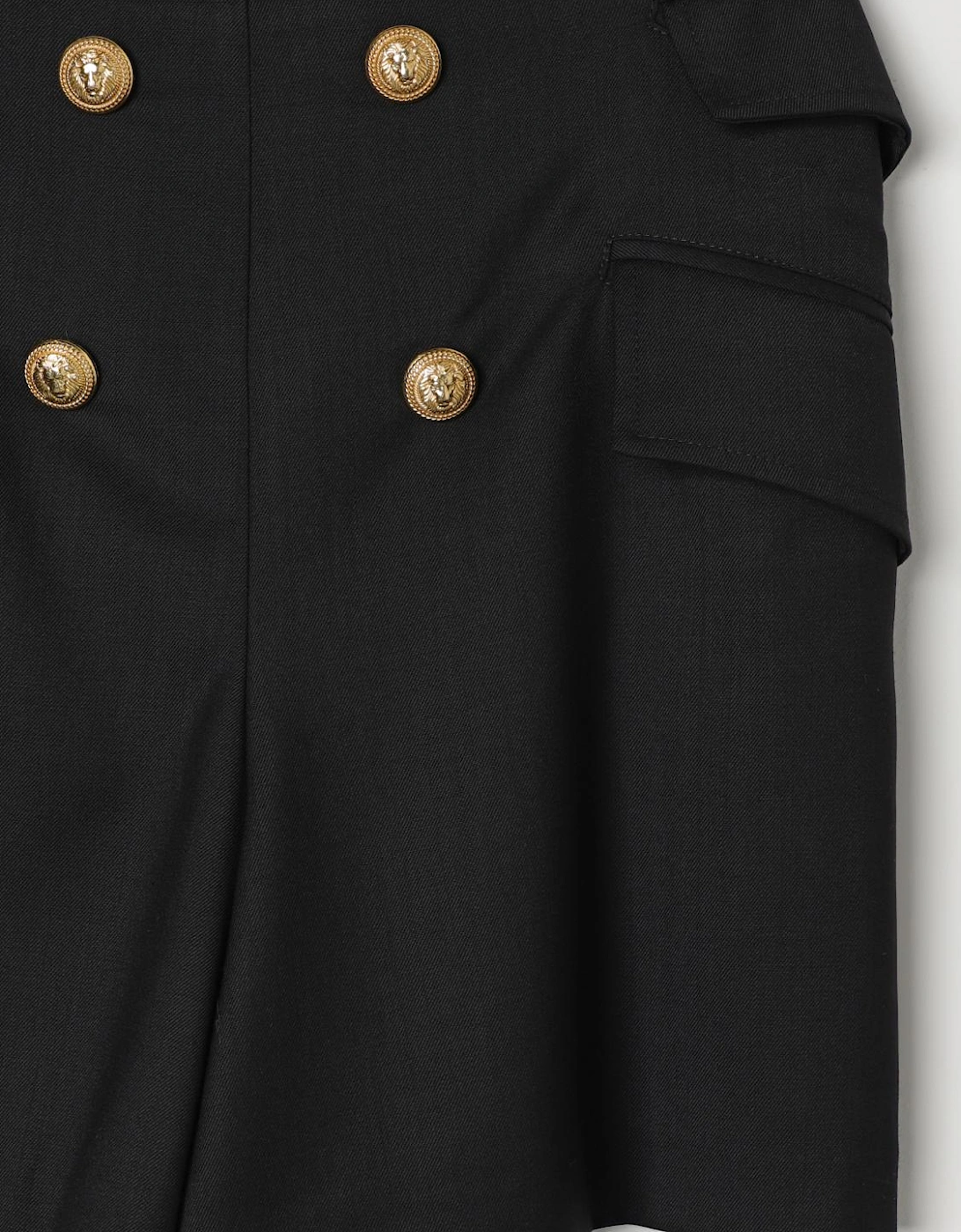 Tailored Shorts with Button Detail