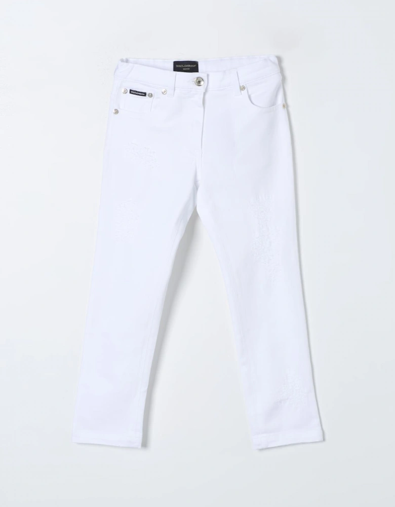 Distressed Denim Pants