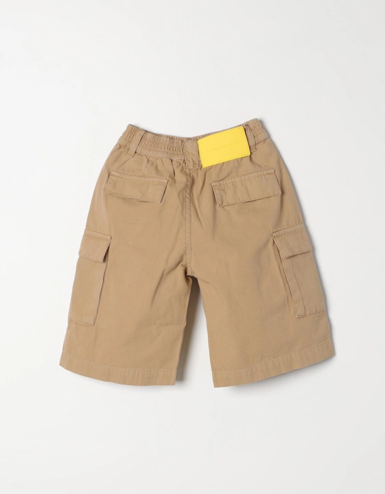 Cargo Shorts with Elastic Waistband