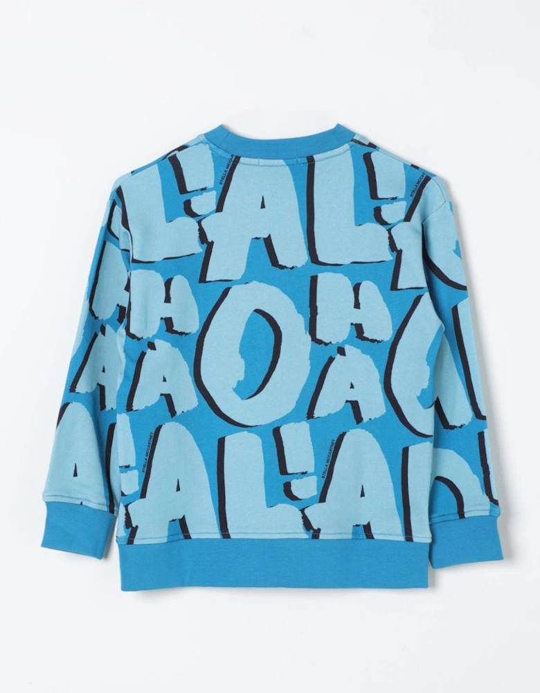Kids Graphic Print LongSleeve Sweater