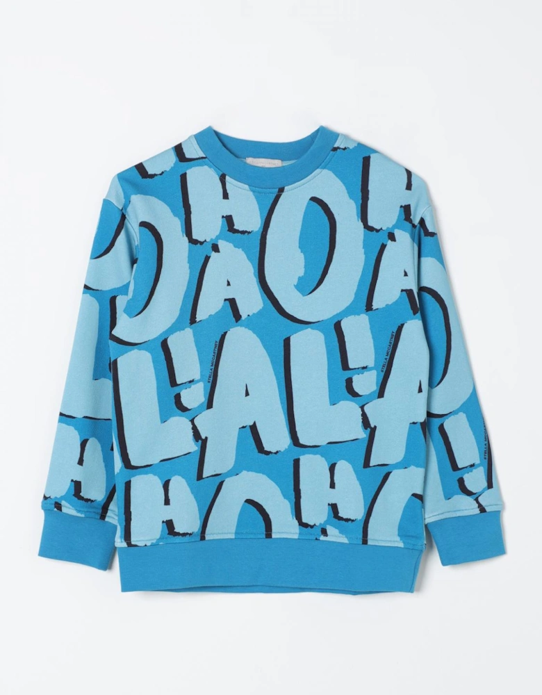Kids Graphic Print LongSleeve Sweater