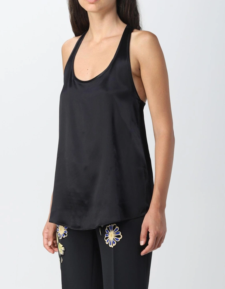 Silk Tank Top Sleeveless