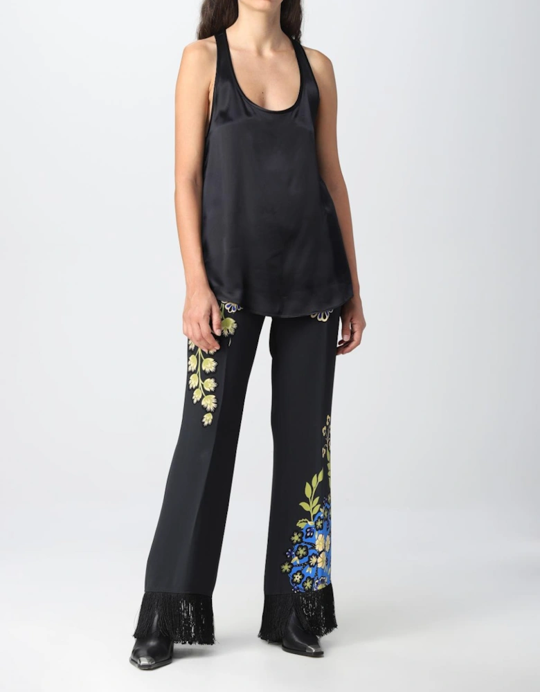 Silk Tank Top Sleeveless