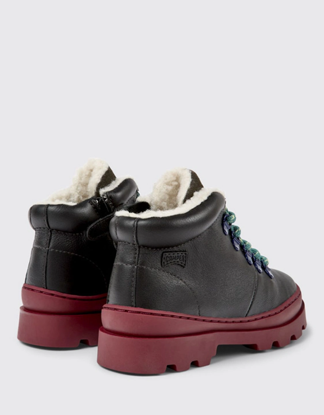 Leather Ankle Boots with Lace-Up Closure and Durable Outsole Providing Comfort and Style