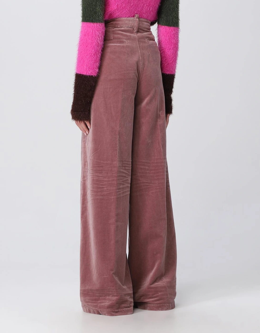 Velvet Wide Leg Pants