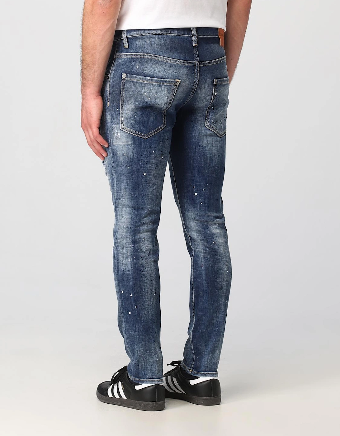 Skater Cool Guy Distressed Jeans