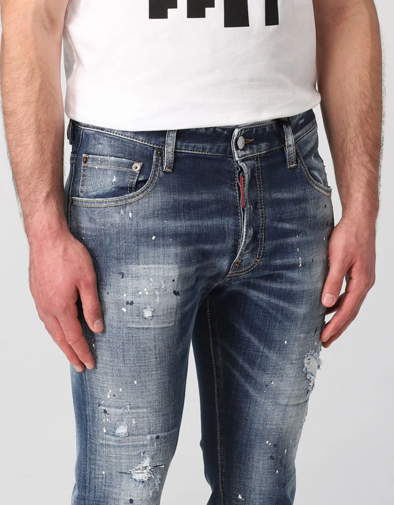 Skater Cool Guy Distressed Jeans