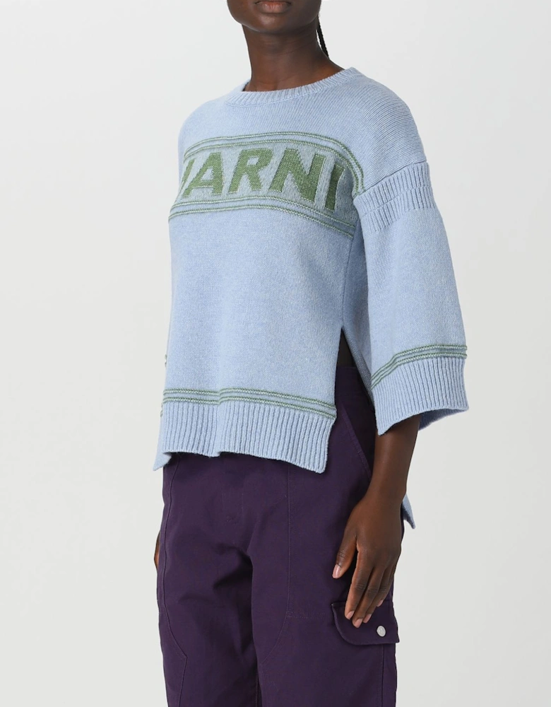 Logo Knit Pullover Sweater
