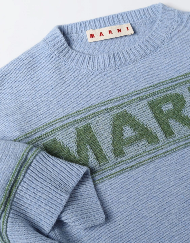 Logo Knit Pullover Sweater