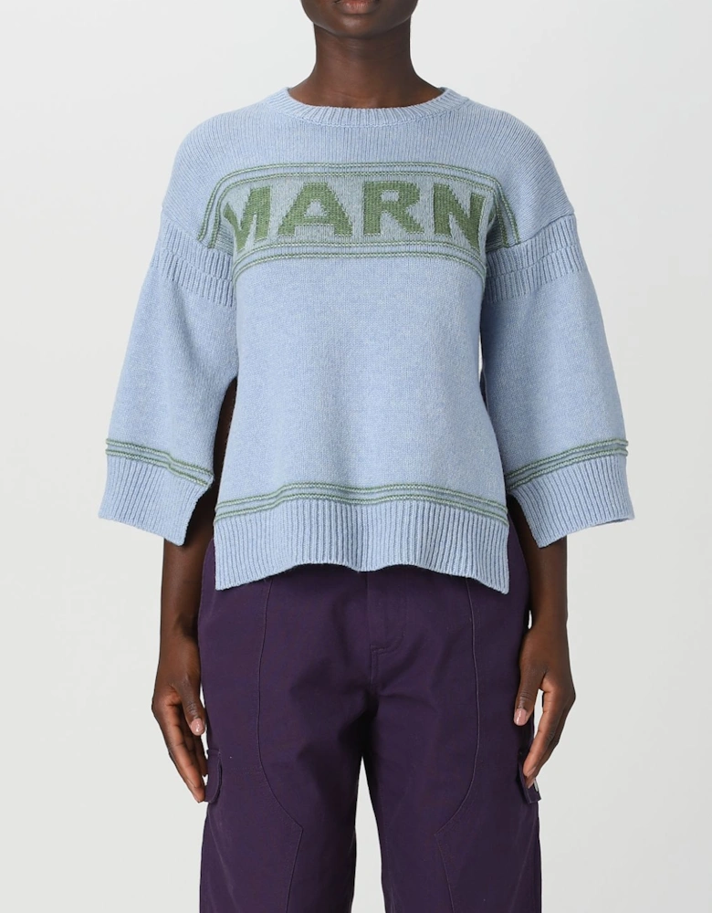 Logo Knit Pullover Sweater