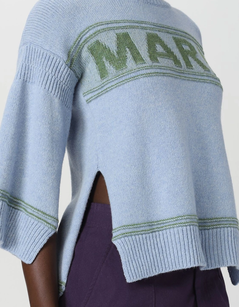 Logo Knit Pullover Sweater