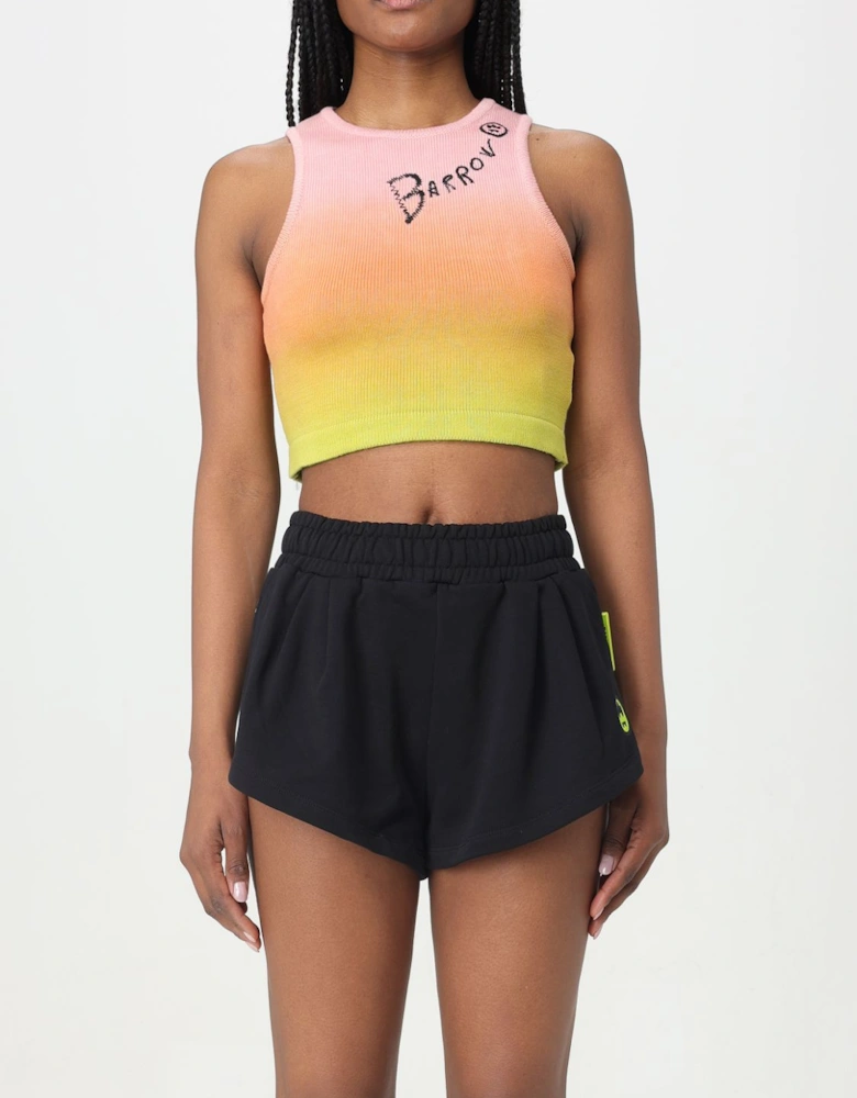 Ombre Knit Cropped Tank Top