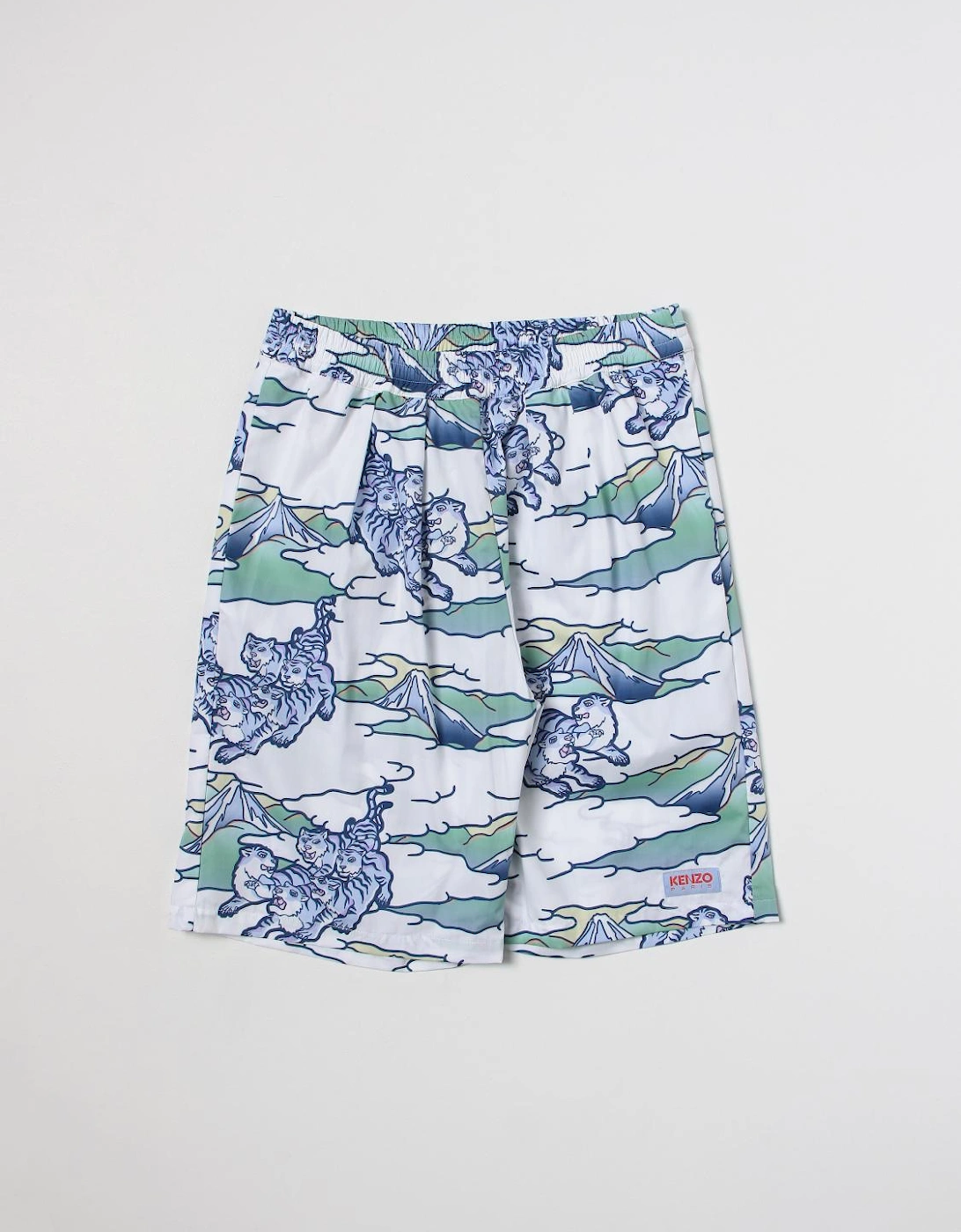 Tiger Mountain Print Shorts, 3 of 2