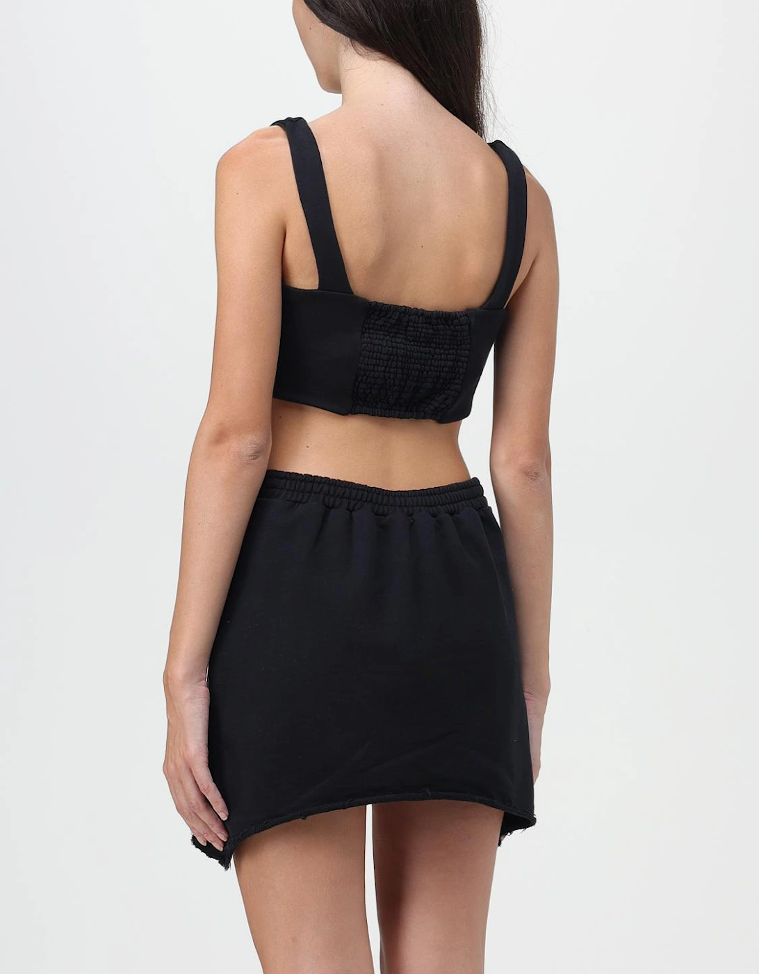 TwoPiece Set Mini Skirt Crop Top